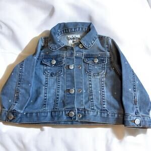 Girls Denim Jean Jacket Osh Kosh B’Gosh 18 M